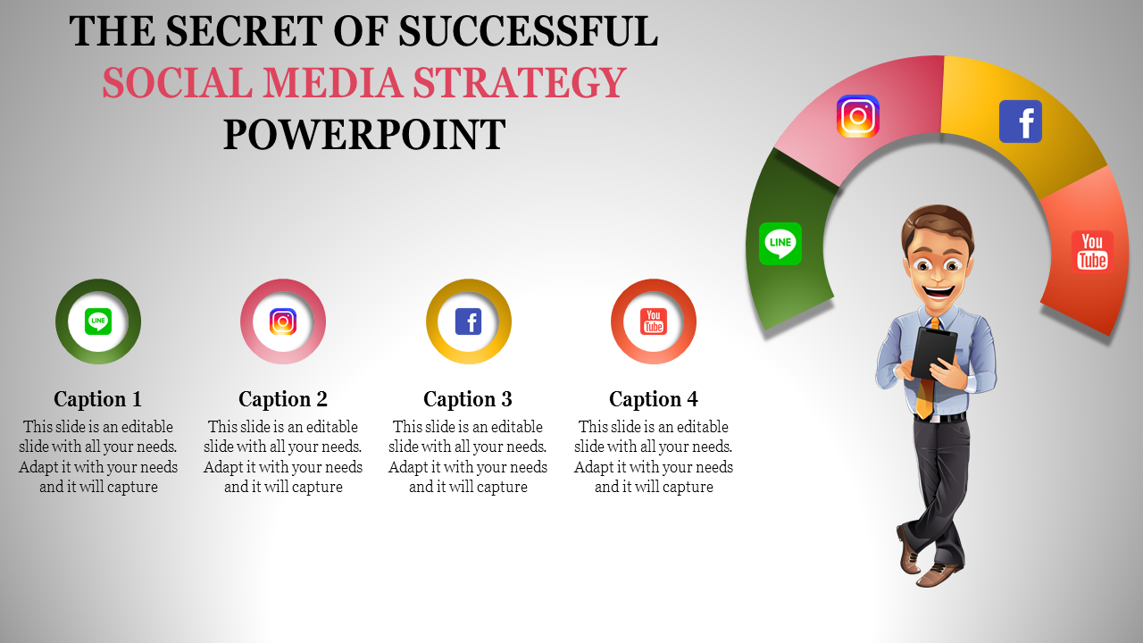 powerpoint presentation social media strategy
